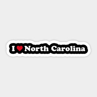 I ❤️ North Carolina Sticker